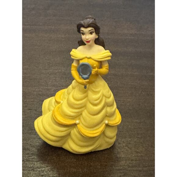 Disney Princesses 3” Cake Topper 4 Toys Sleeping Beauty Belle Cinderella Tiana - Picture 3 of 16